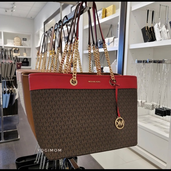 MICHAEL KORS Shoulder Hand Bag purse Tote Satchel - Picture 8 of 12